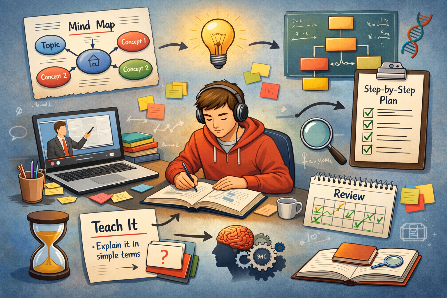 How to Learn Difficult Topics Easily